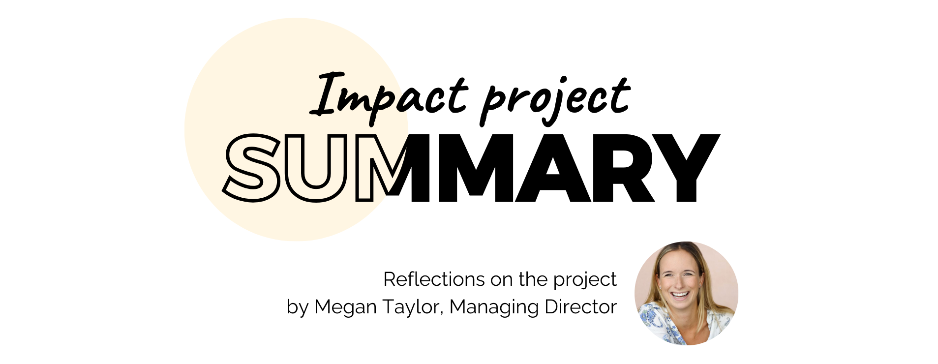 10 Years of Impact Summary Megan Taylor Rise Beyond